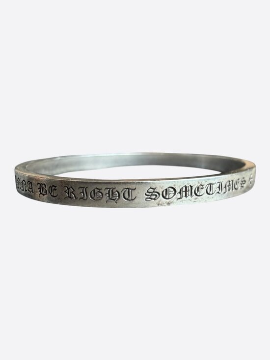 Chrome Hearts Other - Chrome Hearts Silver Spacer Bangle Bracelet